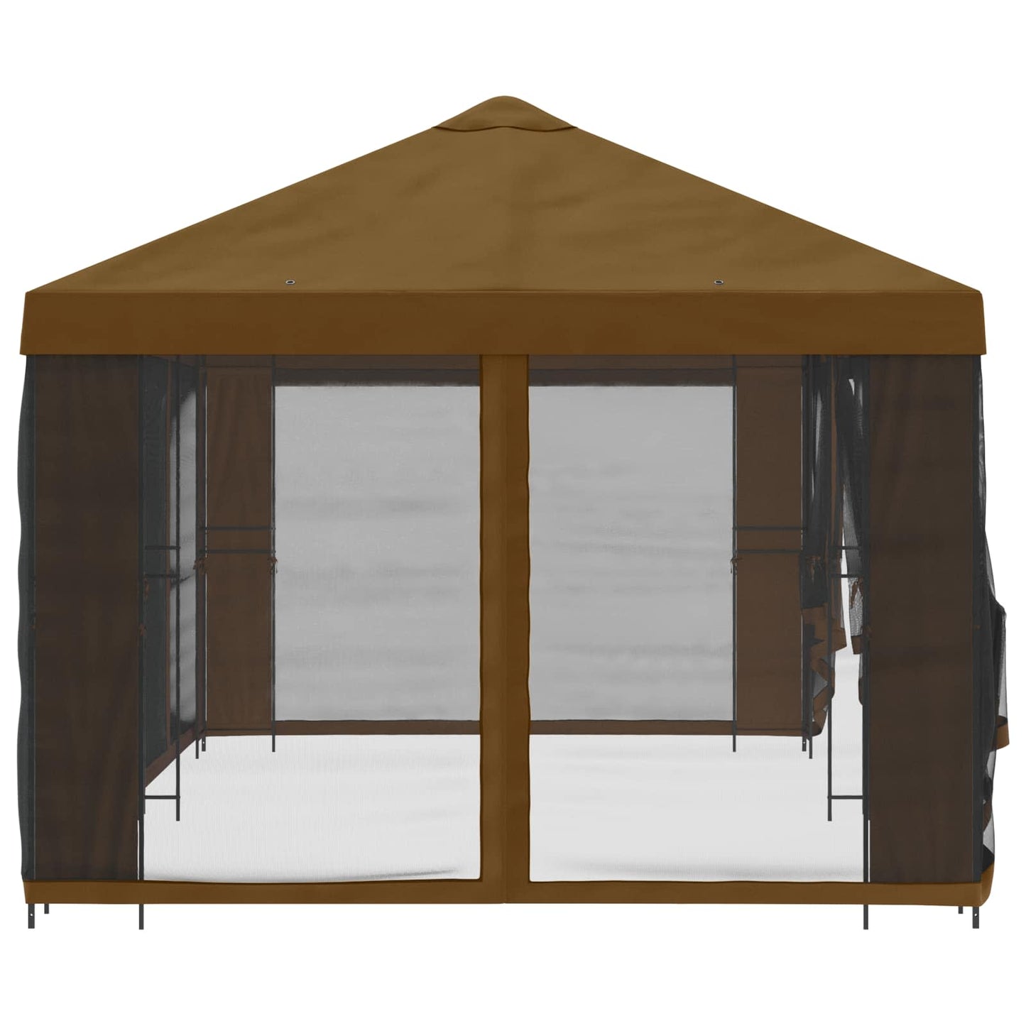 6 x 3 m Taupe Polyester and Steel 190