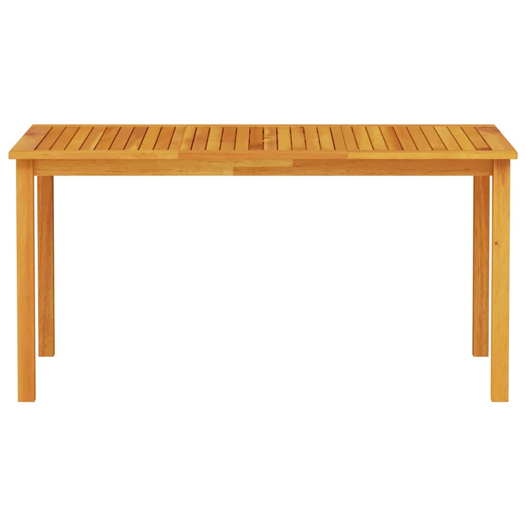 Garden Dining Set Folding 7 pcs Brown Solid Acacia Wood