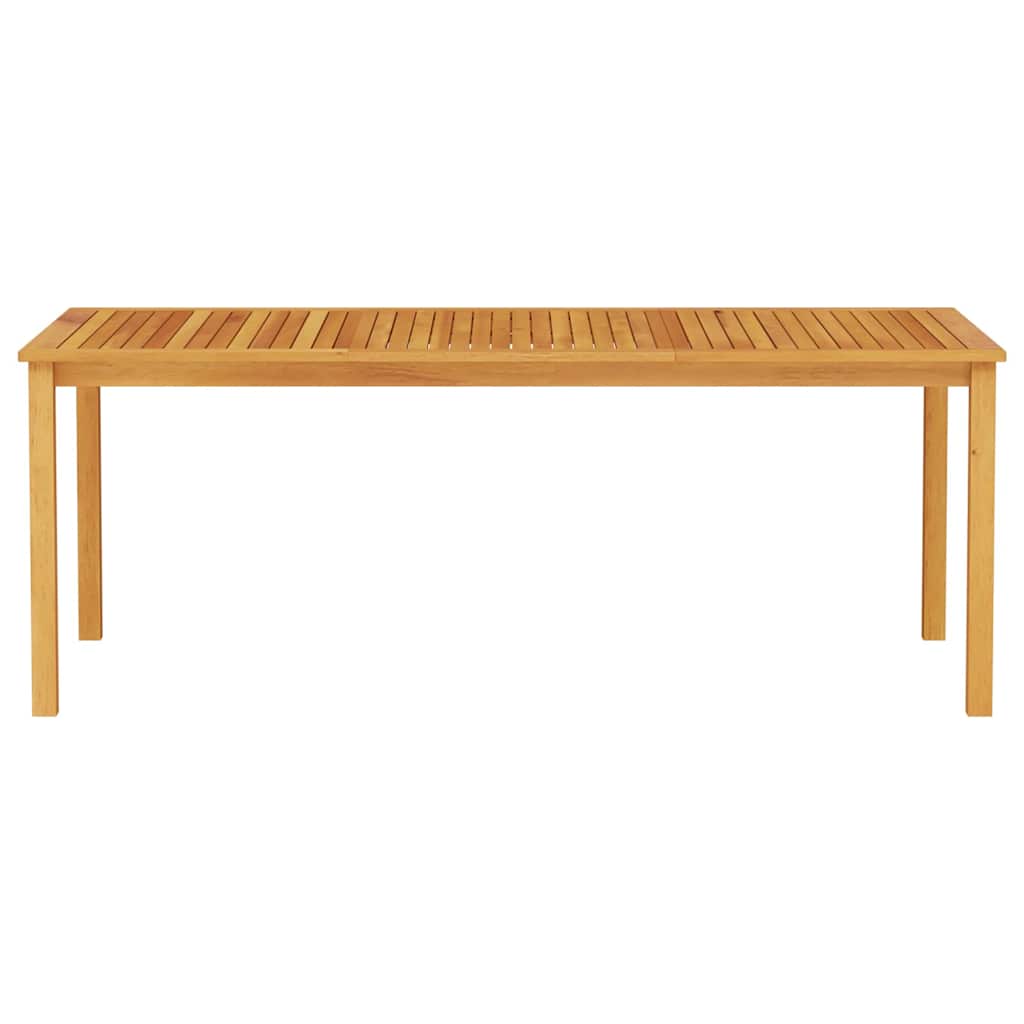 Garden Dining Set 9 pcs Brown Solid Acacia Wood