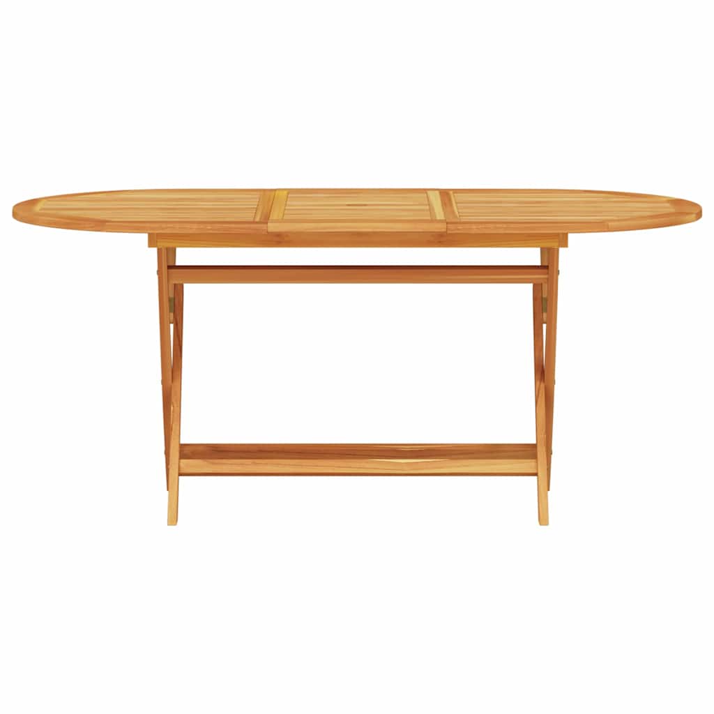 Garden Dining Set 7 pcs Brown Solid Acacia Wood