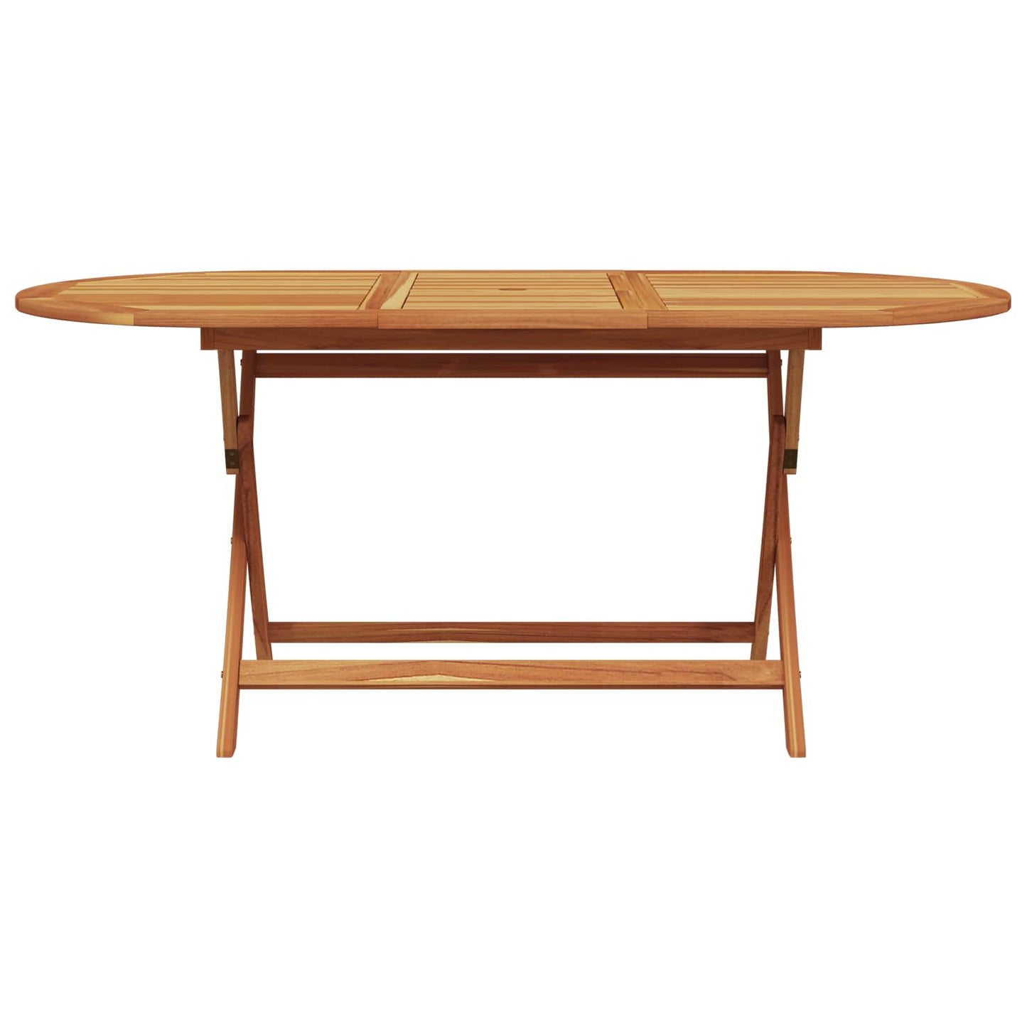 Garden Dining Set 5 pcs Beige Solid Acacia Wood