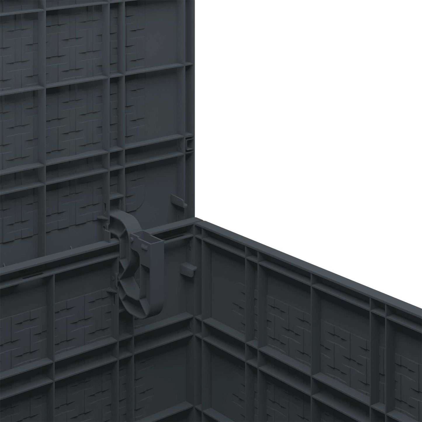 Storage Box Anthracite 55 x 53 x 57 cm Polypropylene