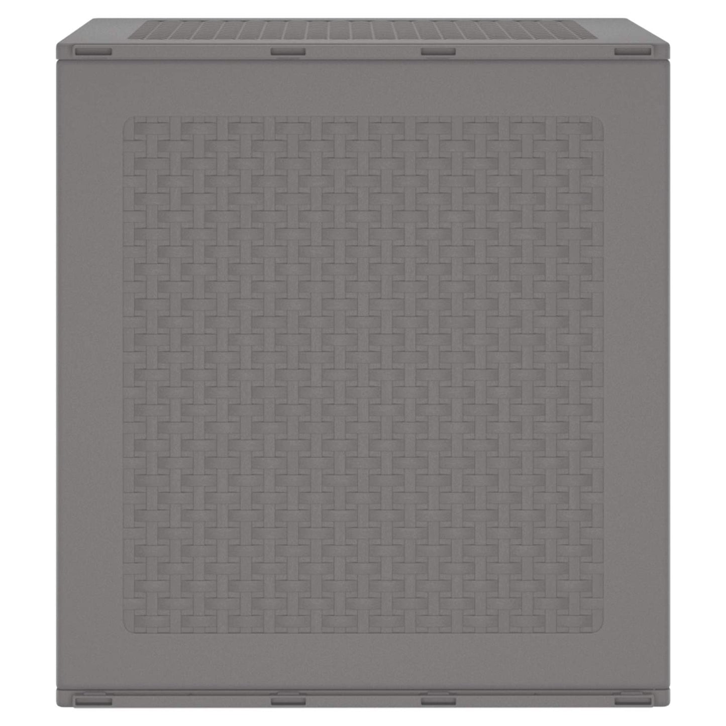 Storage Box Light Grey 55 x 53 x 57 cm Polypropylene