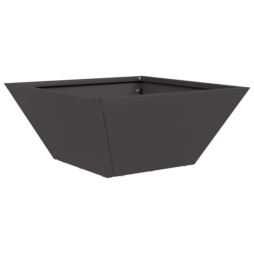 Garden Planter Black 35 x 35 x 15 cm Cold-rolled Steel