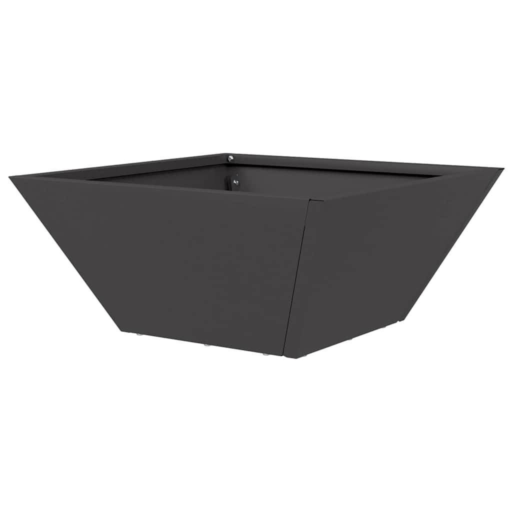 Garden Planter Black 35 x 35 x 15 cm Cold-rolled Steel