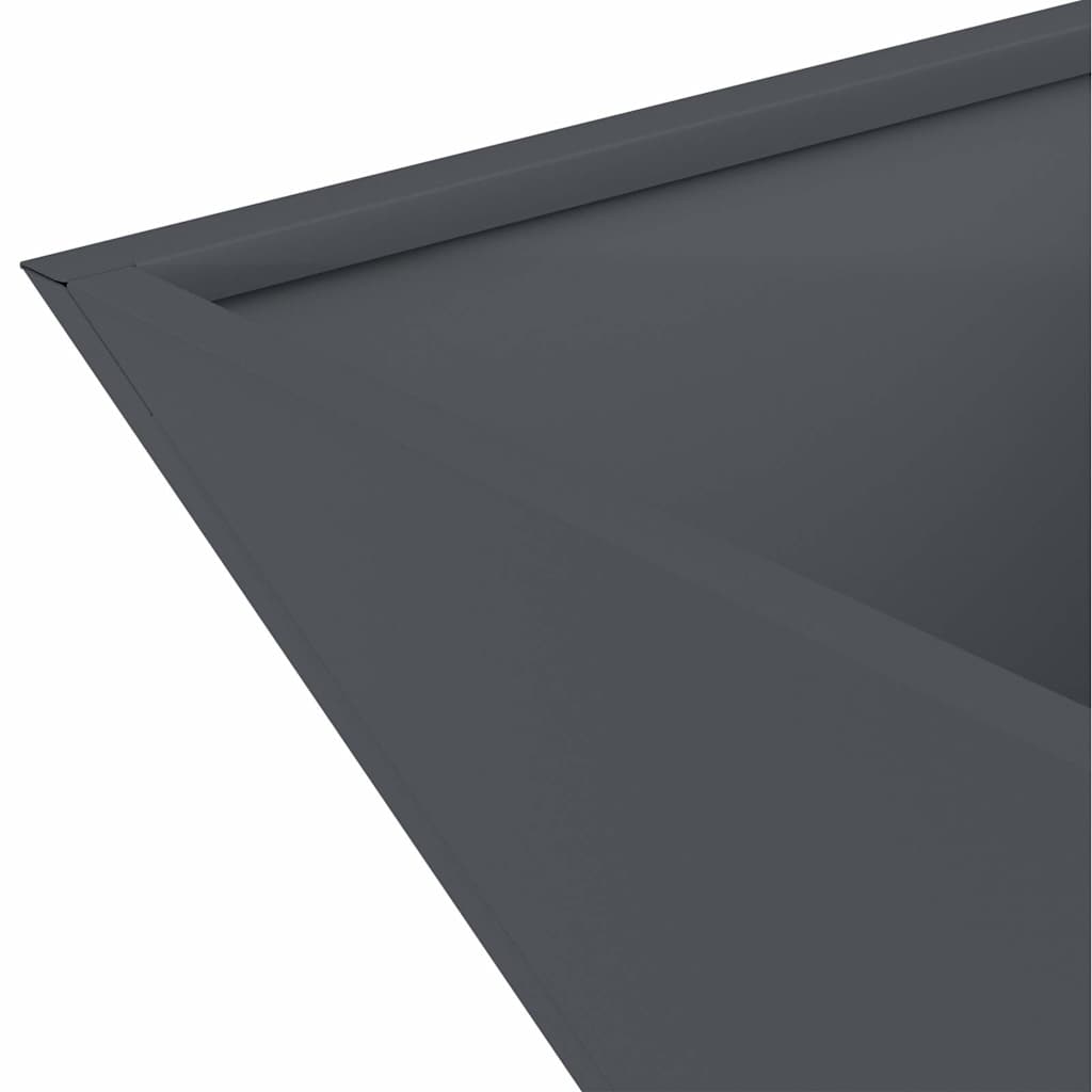 Garden Planter 5 pcs Anthracite 35 x 35 x 15 cm