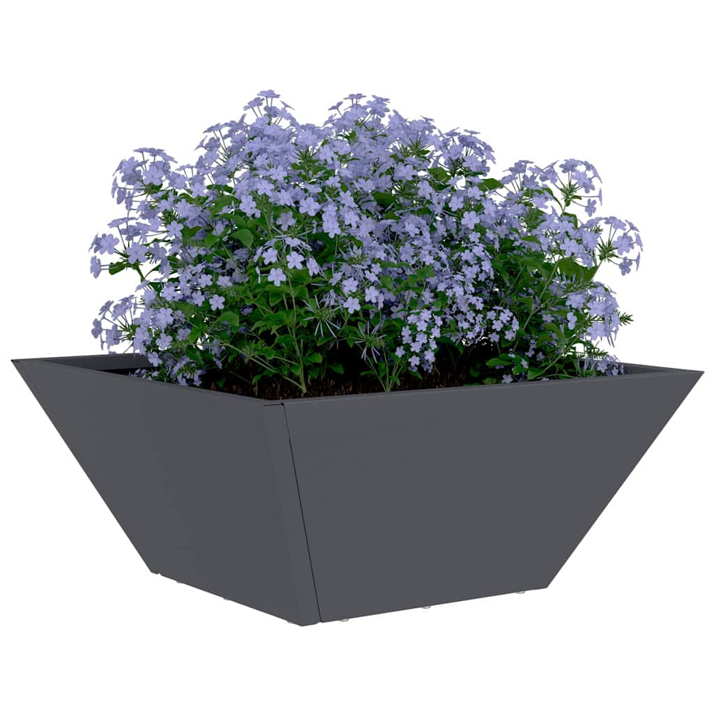 Garden Planter 5 pcs Anthracite 35 x 35 x 15 cm