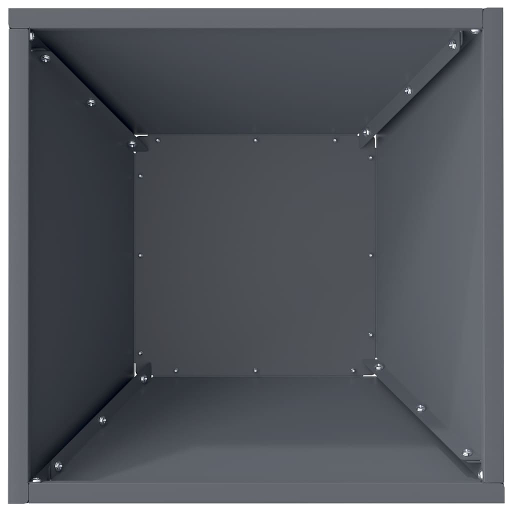 Garden Planter 5 pcs Anthracite 35 x 35 x 15 cm