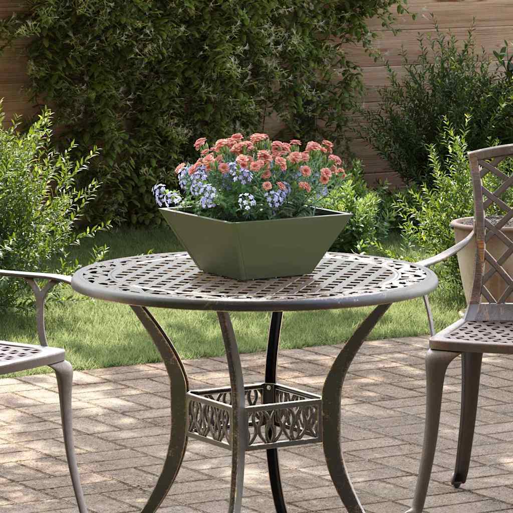 Garden Planter 5 pcs Olive Green 35 x 35 x 15 cm
