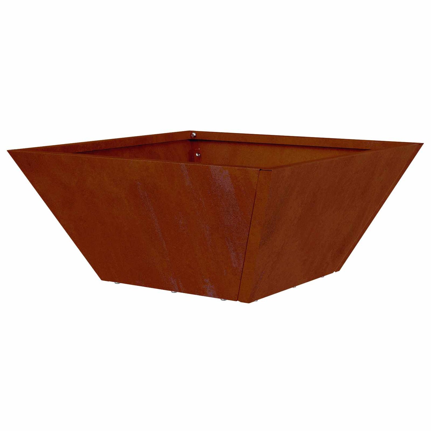 Garden Planter Rusty 35 x 35 x 15 cm Weathering Steel