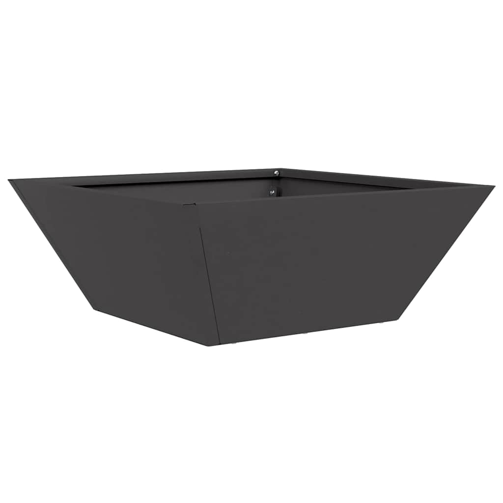 Garden Planter 5 pcs Black 40 x 40 x 15 cm Cold-rolled Steel