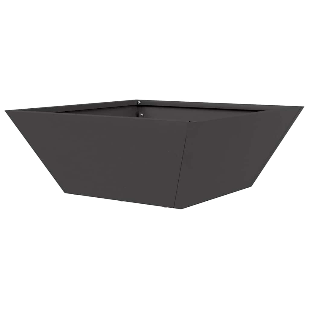 Garden Planter 5 pcs Black 40 x 40 x 15 cm Cold-rolled Steel