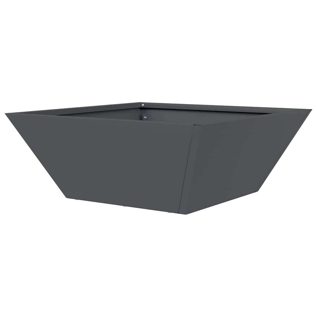 Garden Planter Anthracite 40 x 40 x 15 cm Cold-rolled Steel