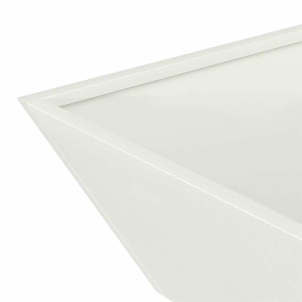 Garden Planter 5 pcs White 50 x 50 x 15 cm Cold-rolled Steel