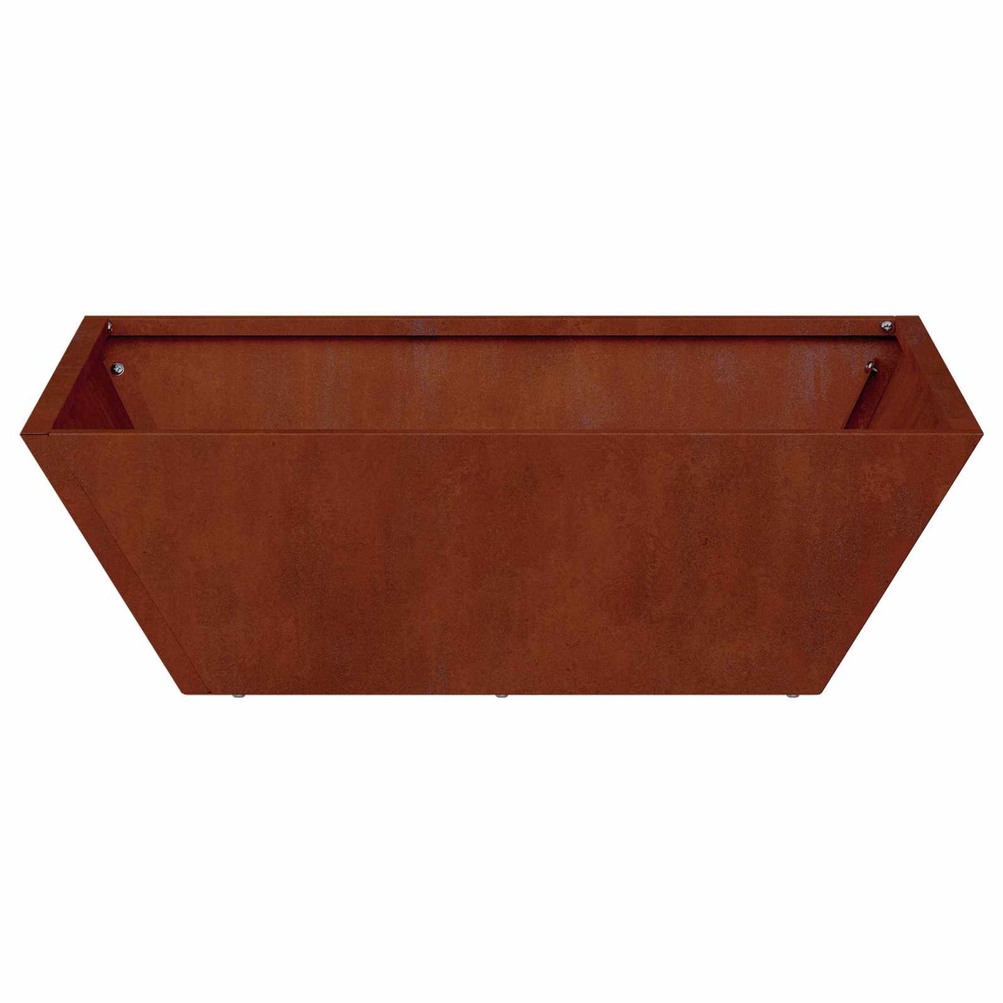 Garden Planter Rusty 50 x 50 x 15 cm Weathering Steel