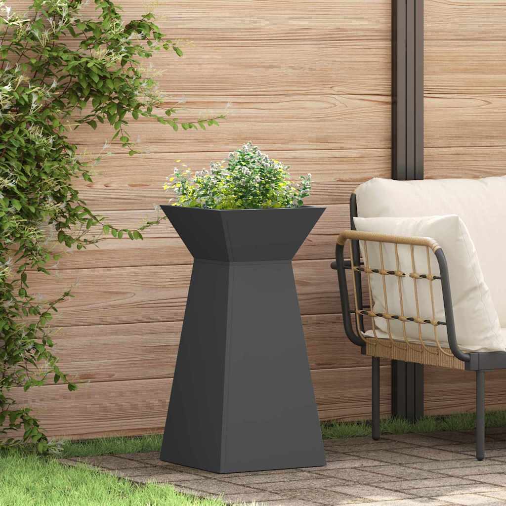 Pillar Planter Black 35 x 35 x 73 cm