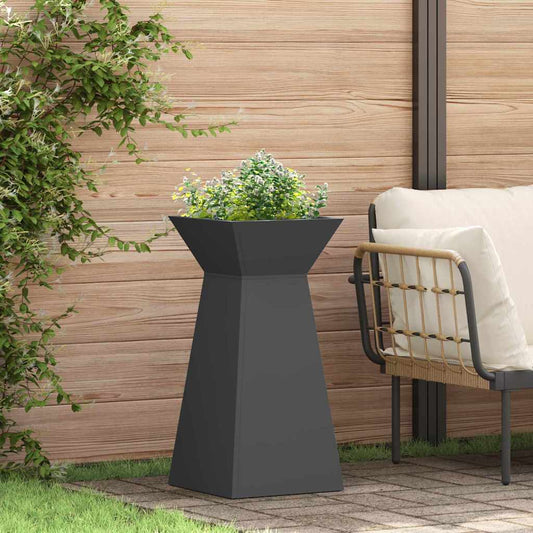 Pillar Planter Black 35 x 35 x 73 cm
