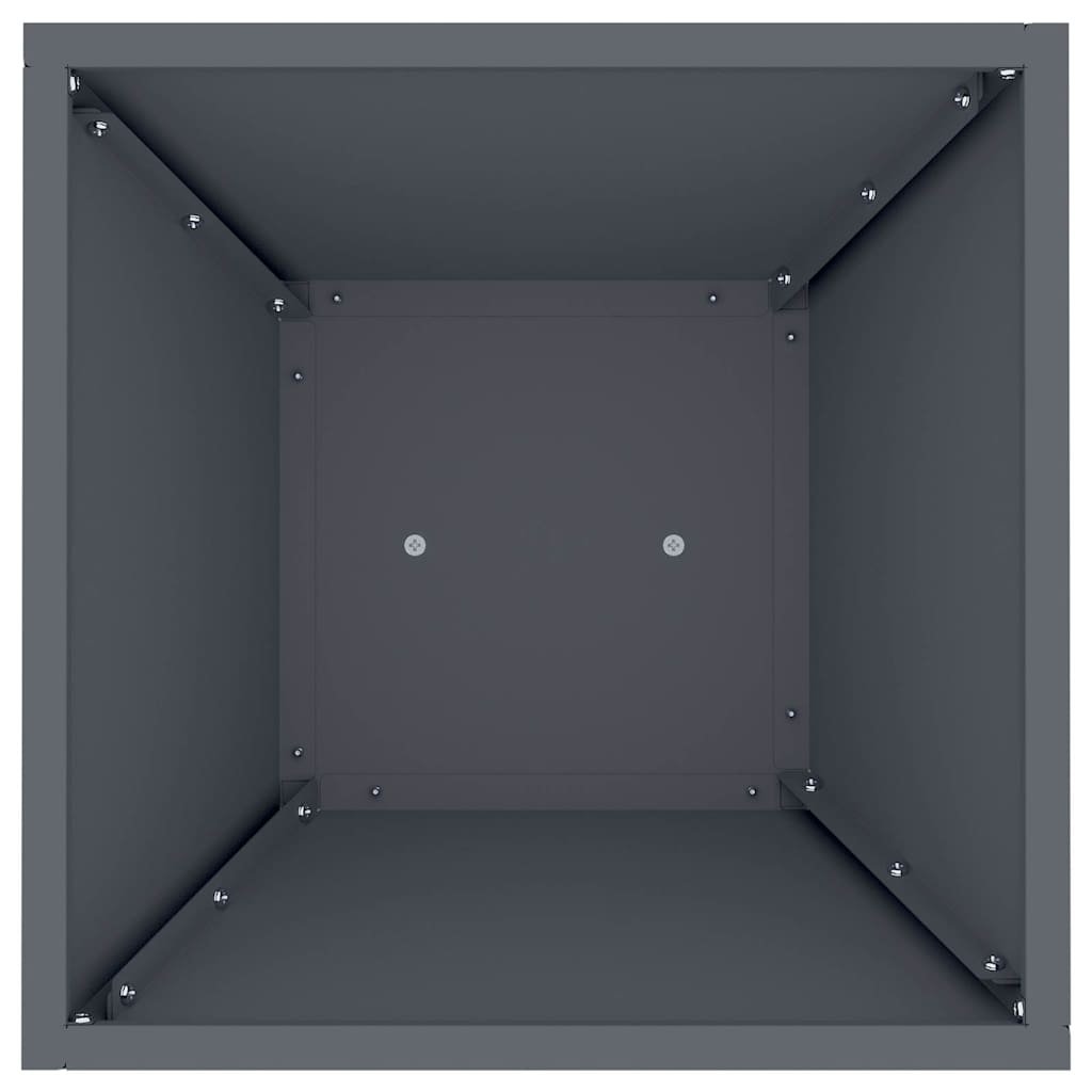 Pillar Planter Anthracite 35 x 35 x 73 cm
