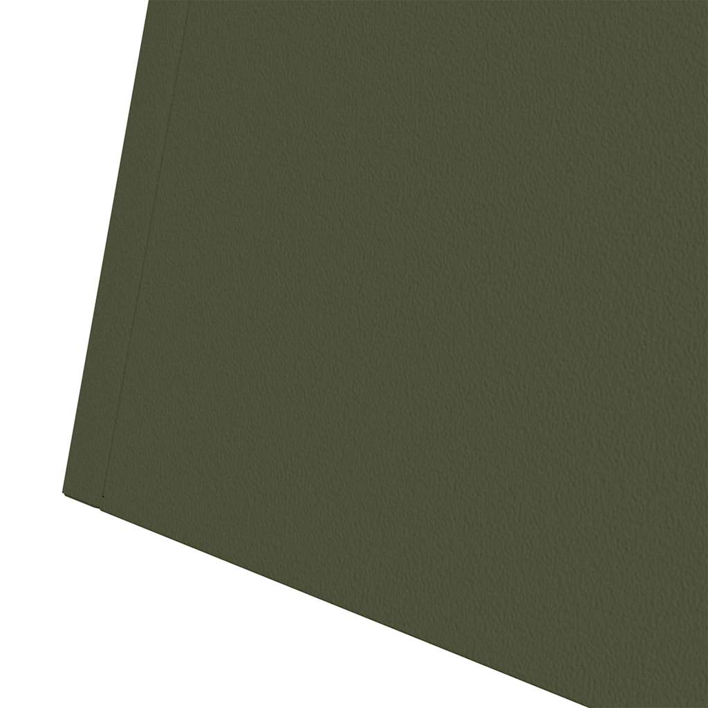 Pillar Planter 2 pcs Olive 35 x 35 x 73 cm