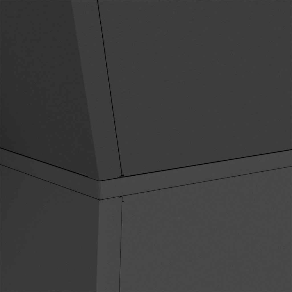 Pillar Planter Black 40 x 40 x 100 cm