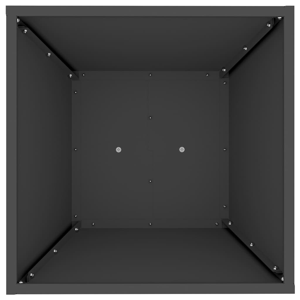 Pillar Planter Black 40 x 40 x 100 cm