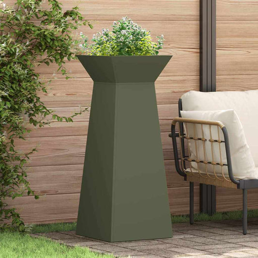 Pillar Planter Olive 40 x 40 x 100 cm