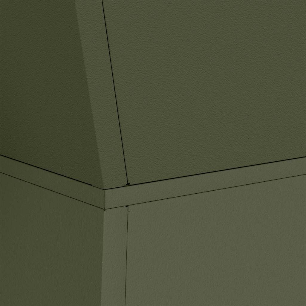 Pillar Planter 2 pcs Olive 40 x 40 x 100 cm