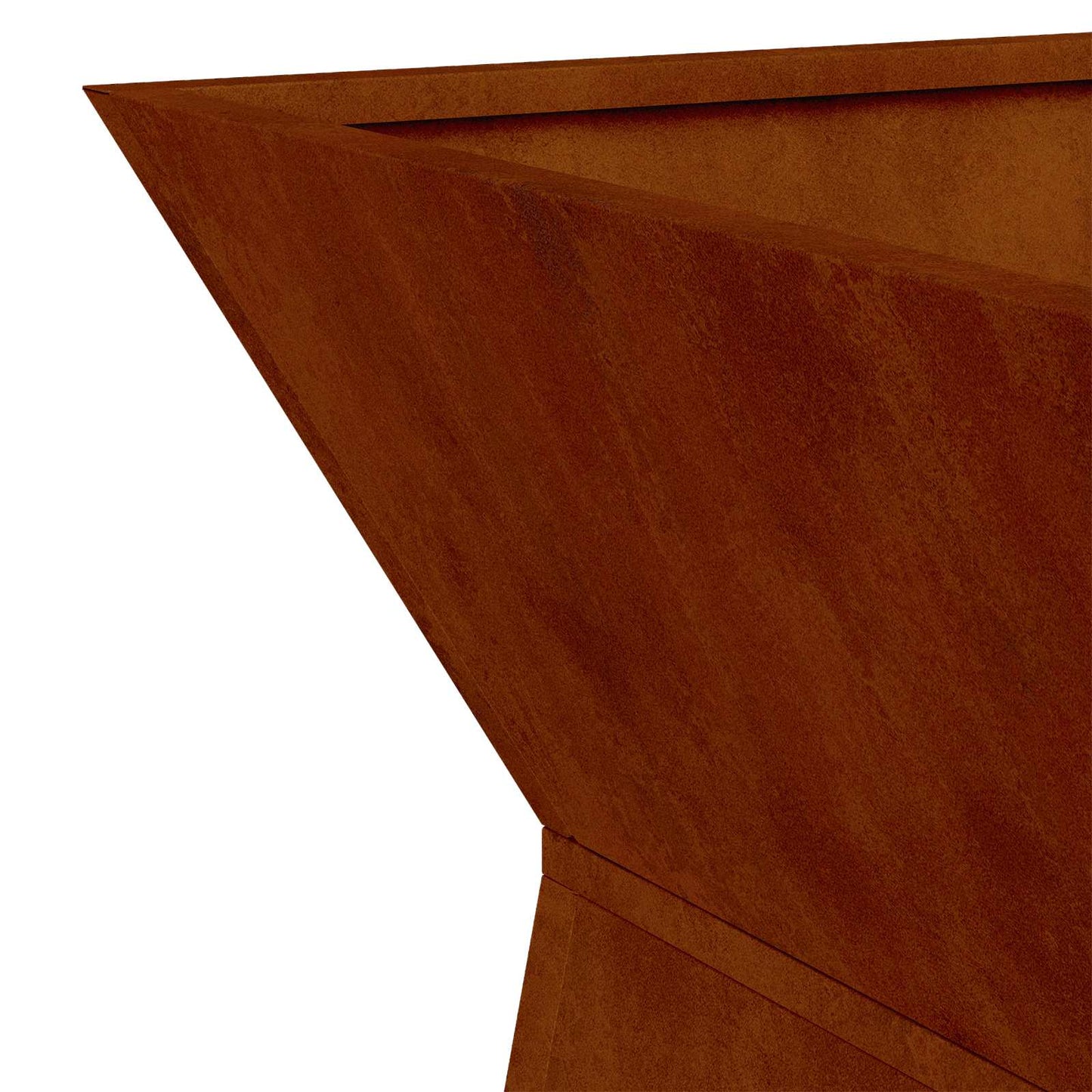 Pillar Planter 2 pcs Silver 40 x 40 x 100 cm Weathering Steel
