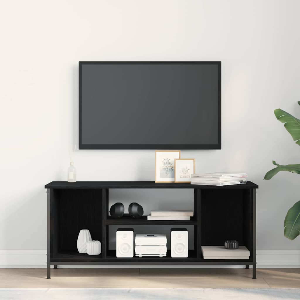 TV Cabinet 102 x 35 x 45 cm Black Oak Engineered Wood