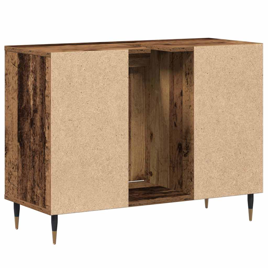 Bathroom Cabinet Old Wood 80 x 33 x 60 cm Engineered Wood