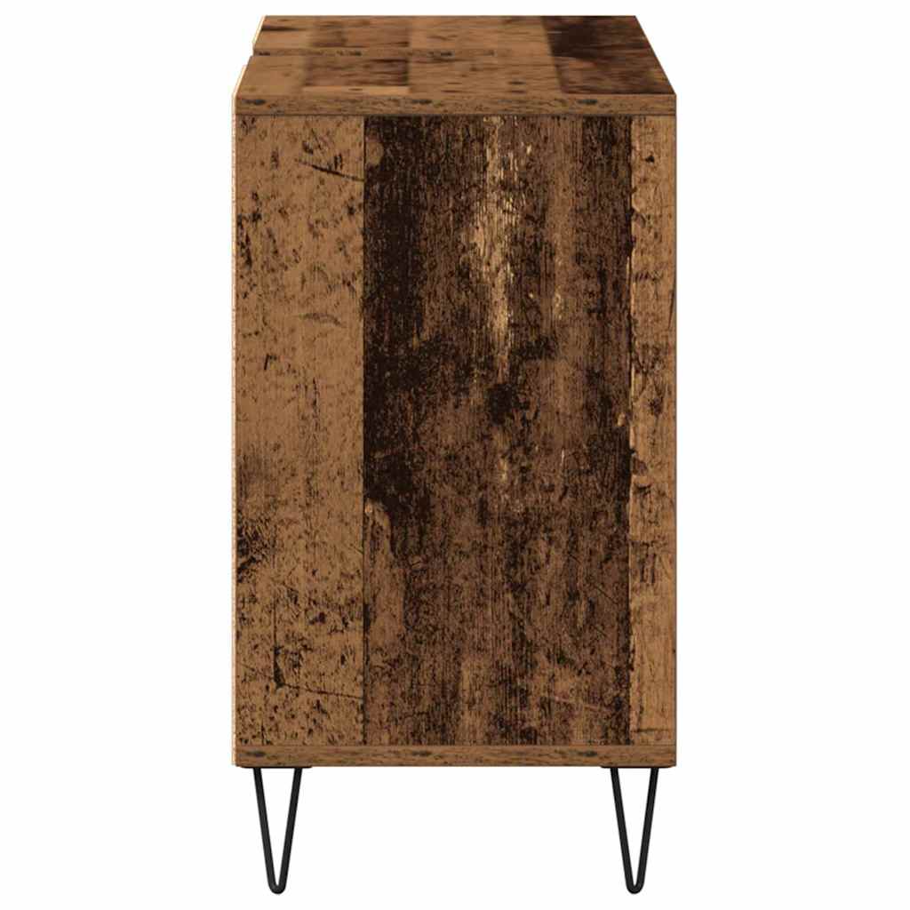 Bathroom Cabinet Old Wood 80 x 33 x 60 cm Engineered Wood