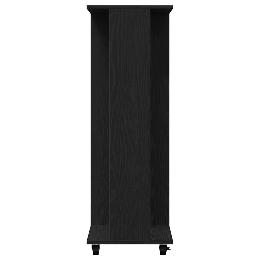 Wardrobe with Shelf Black oak 102 x 38 x 110 cm Engineered wood