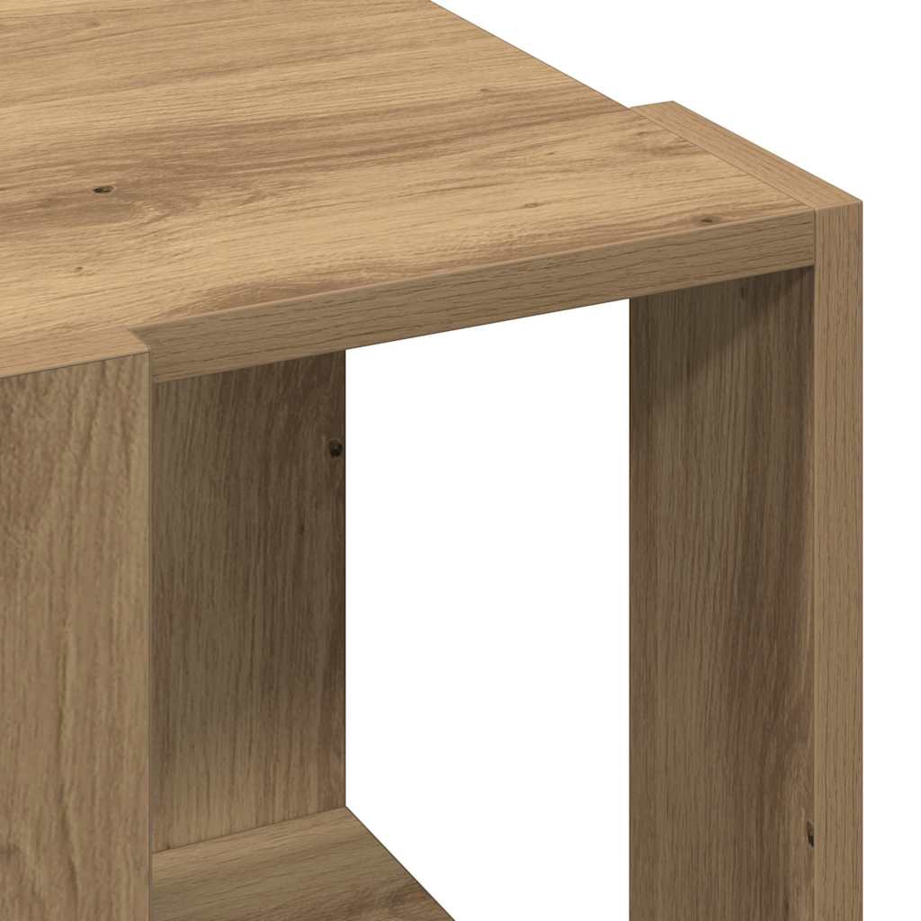 Coffee Table Artisan Oak 32 x 32 x 30 cm Engineered Wood