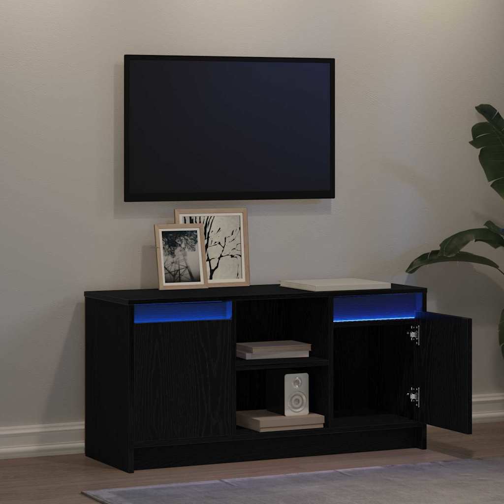 TV Units Black 100 x 34 x 50 cm Engineered wood