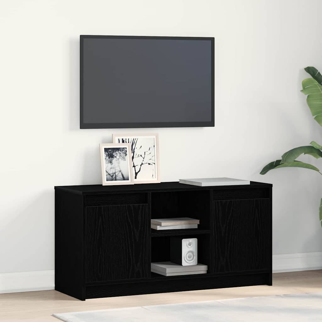 TV Units Black 100 x 34 x 50 cm Engineered wood