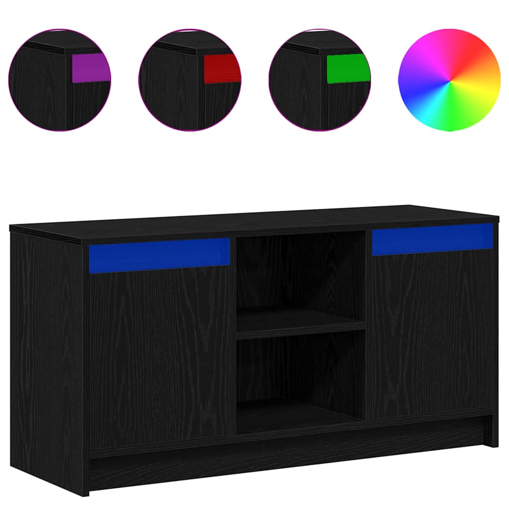 TV Units Black 100 x 34 x 50 cm Engineered wood