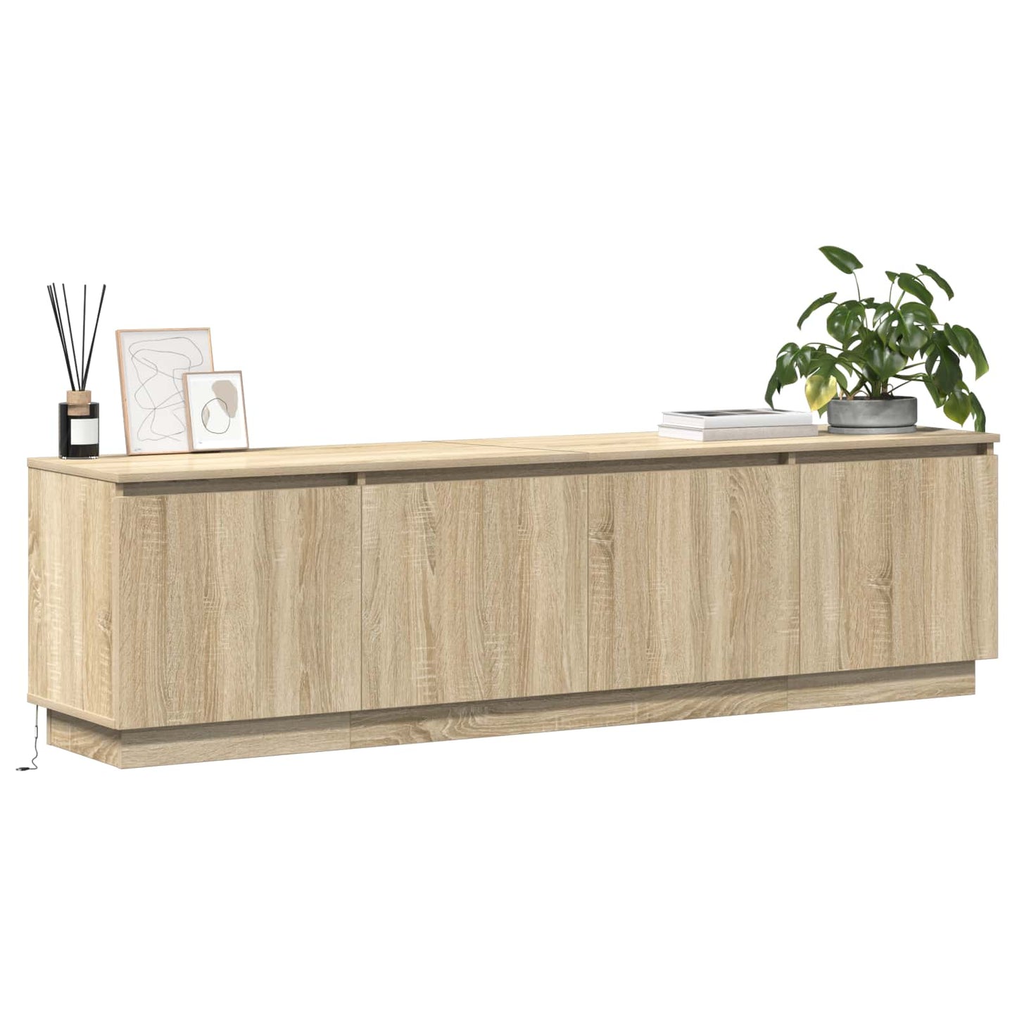 TV Cabinet 180 x 38 x 49 cm Sonoma Oak Engineered Wood