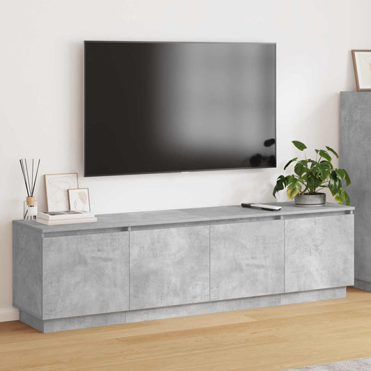 TV Cabinet 180 x 38 x 49 cm Concrete Grey Engineered Wood