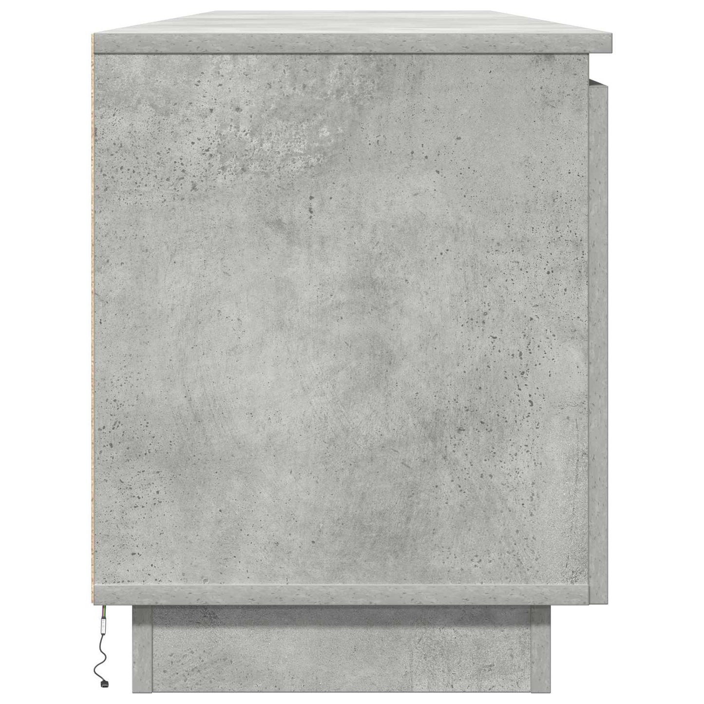 TV Cabinet Concrete Grey 180 x 38 x 49 cm Engineered Wood