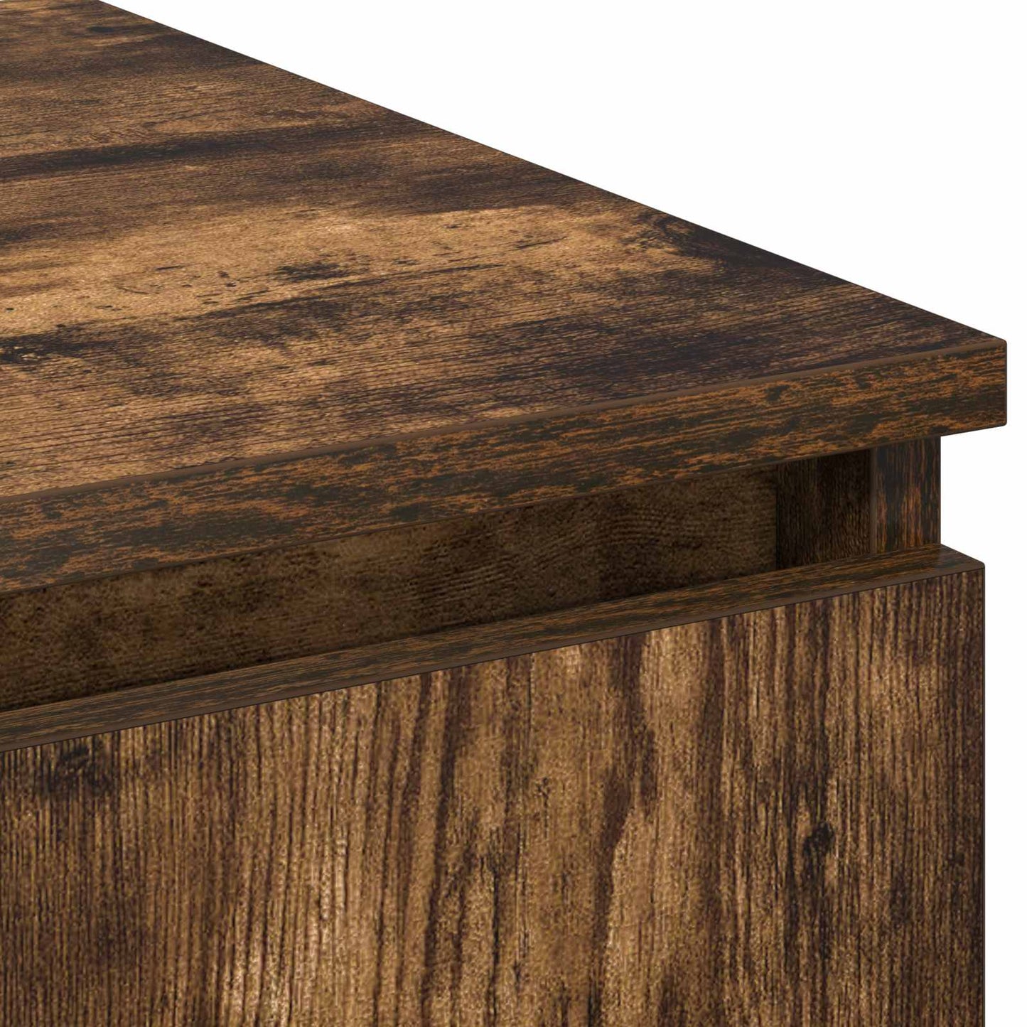 TV Cabinet Smoked Oak 180 x 38 x 49 cm Engineered Wood