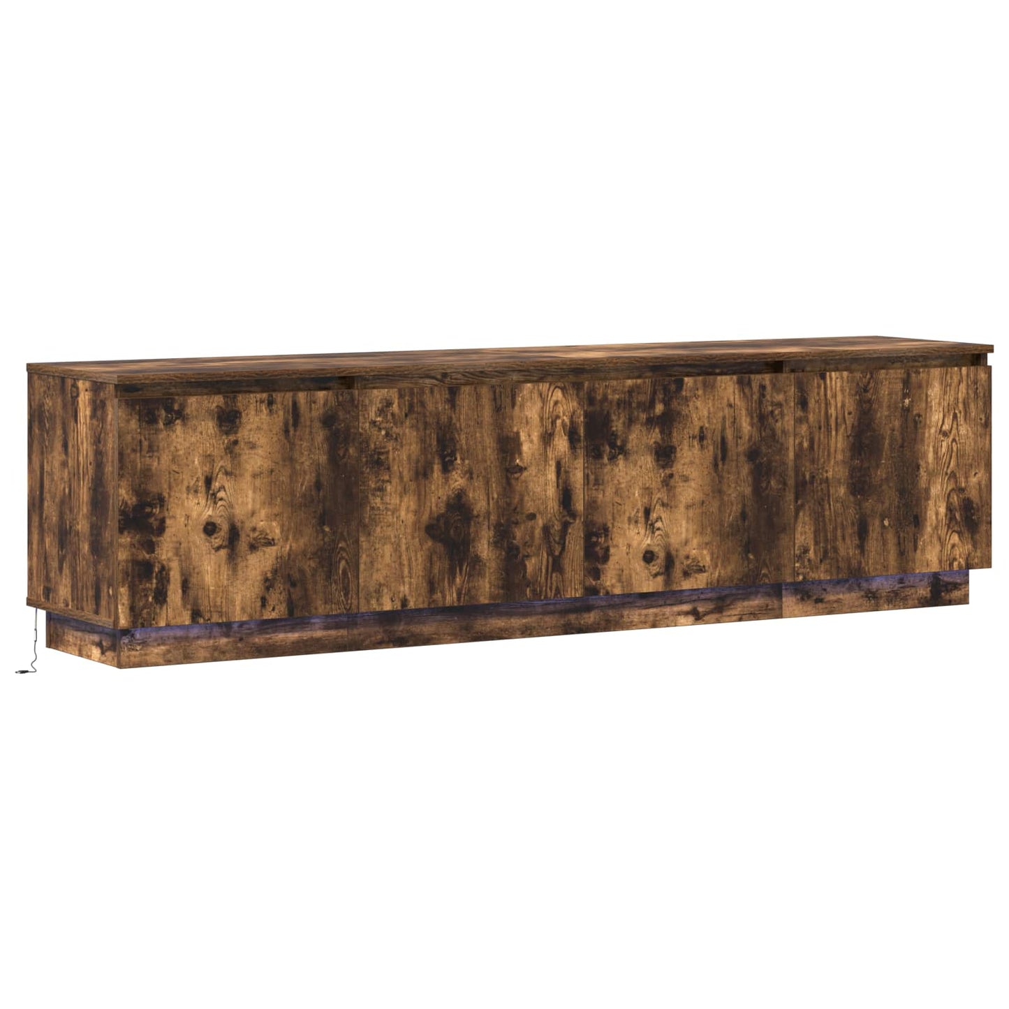 TV Cabinet 180 x 38 x 49 cm Smoked Oak Engineered Wood
