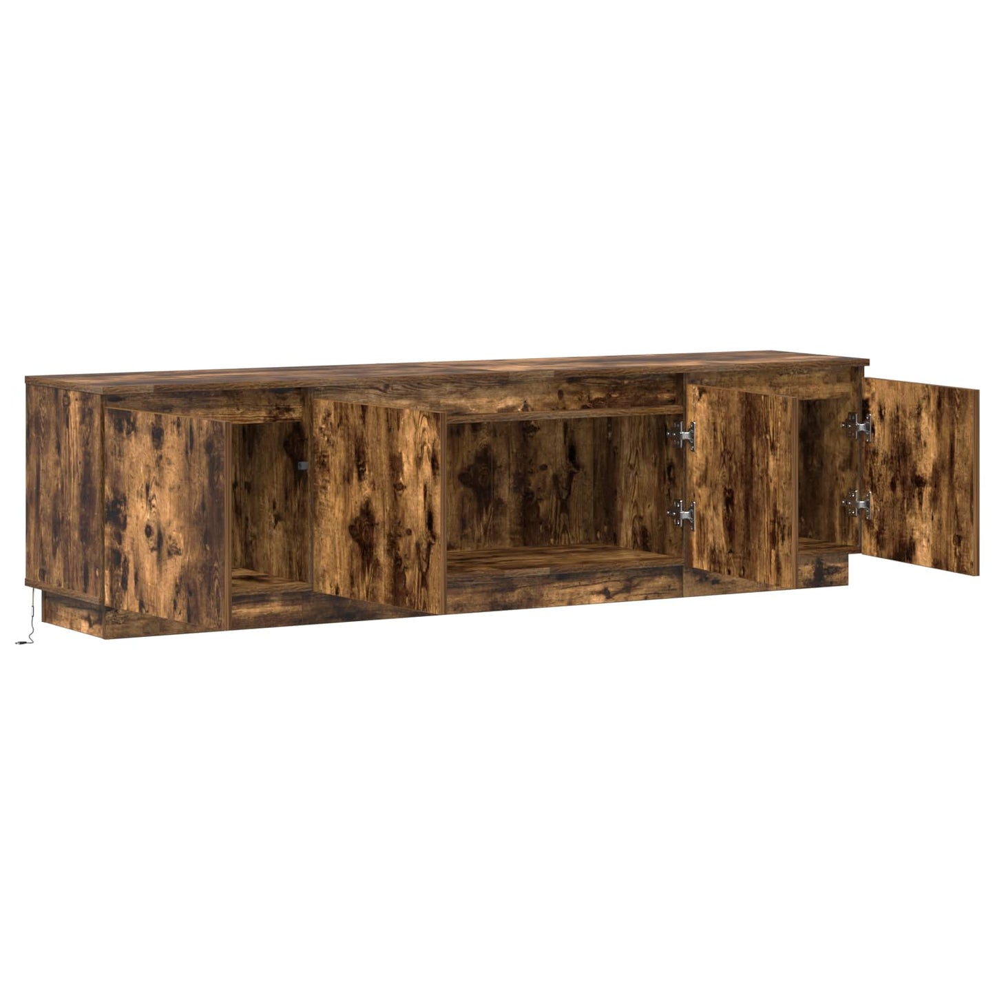 TV Cabinet Smoked Oak 180 x 38 x 49 cm Engineered Wood