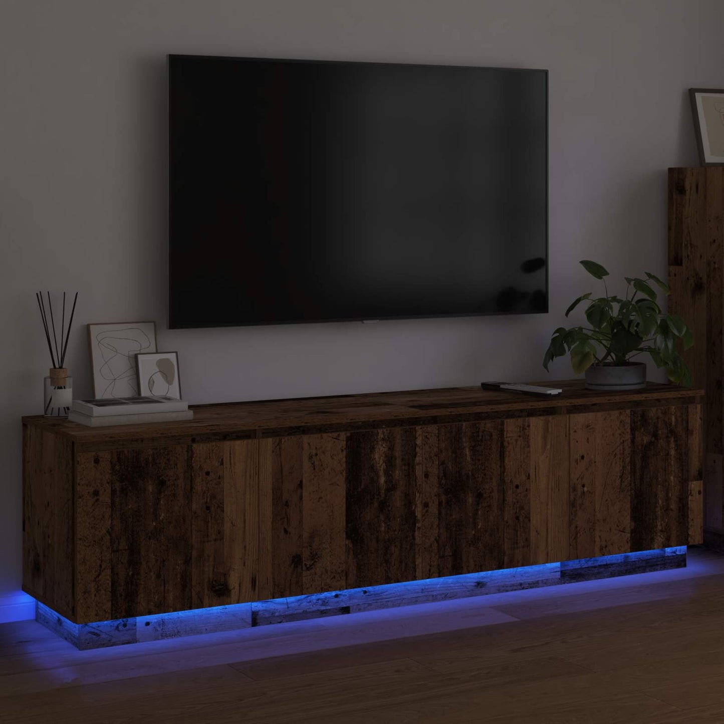 TV Cabinet 180 x 38 x 49 cm Old Wood Engineered Wood