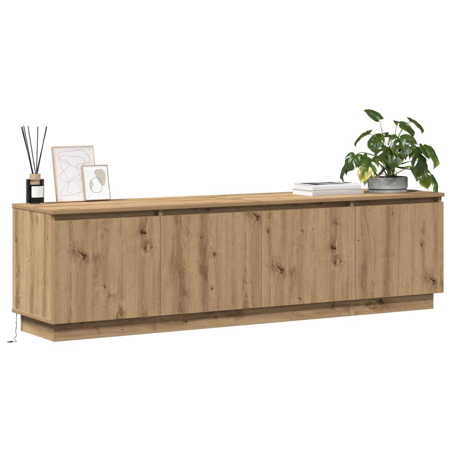 TV Cabinet 180 x 38 x 49 cm Artisan Oak Engineered Wood