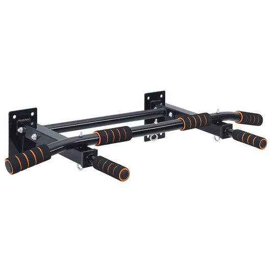 Pull Up Bar Black and Red 92 x 51 x 18 cm Powder-Coated Steel