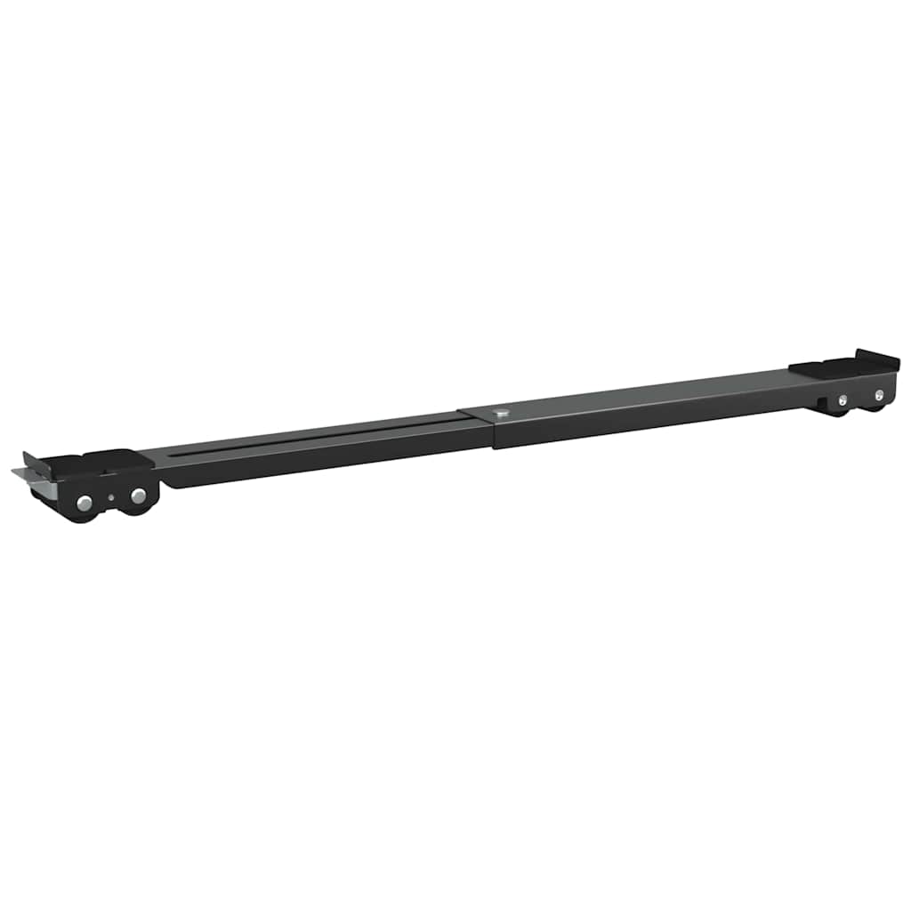 Washing Machine Base Manual 2 pcs Black 72 x 5 x 4.5 cm