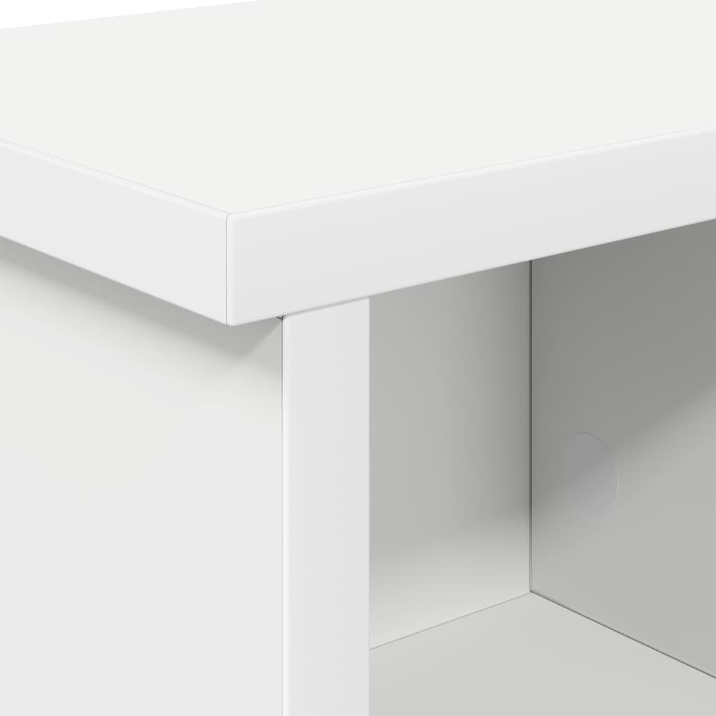 Wall-Mounted Coat Rack White 50 x 16 x 26 cm Engineered wood