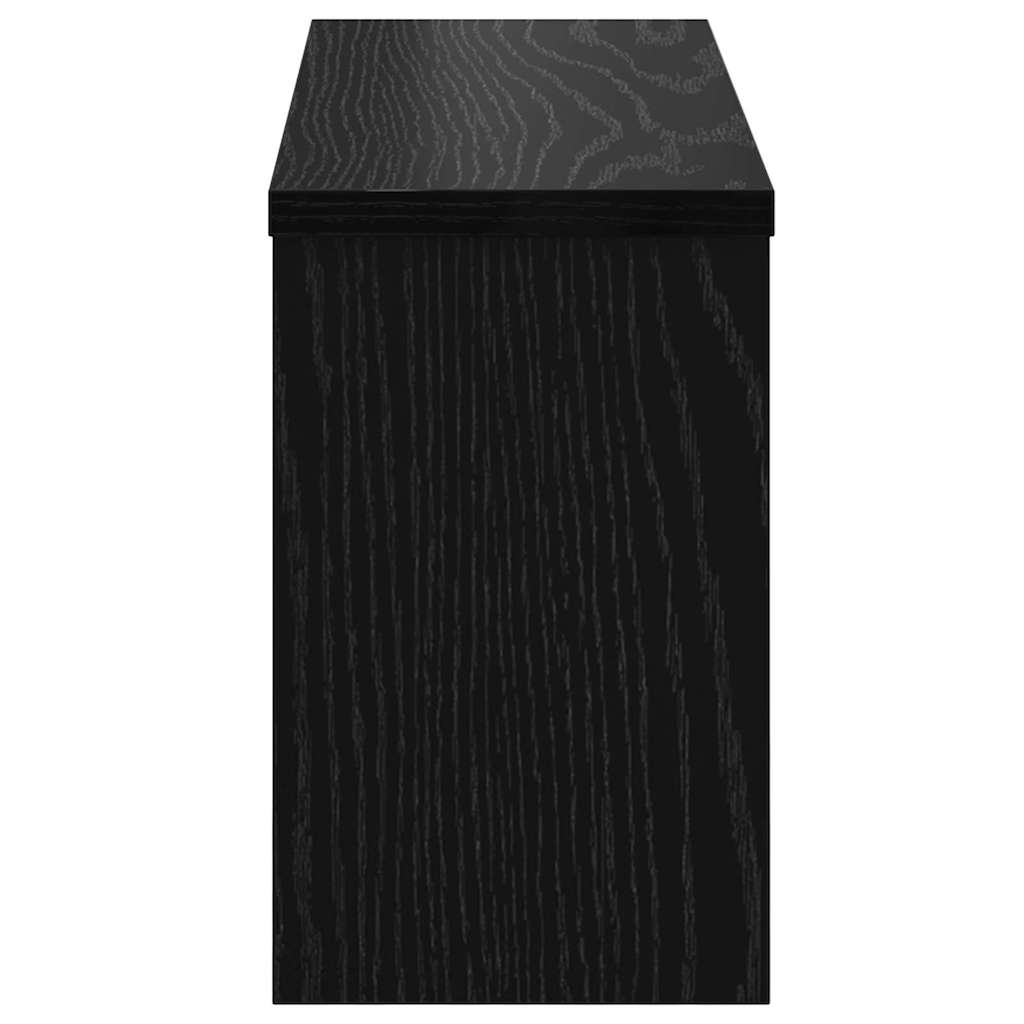 Wall-Mounted Coat Rack Wall-Mounted Black Oak 50 x 16 x 26 cm