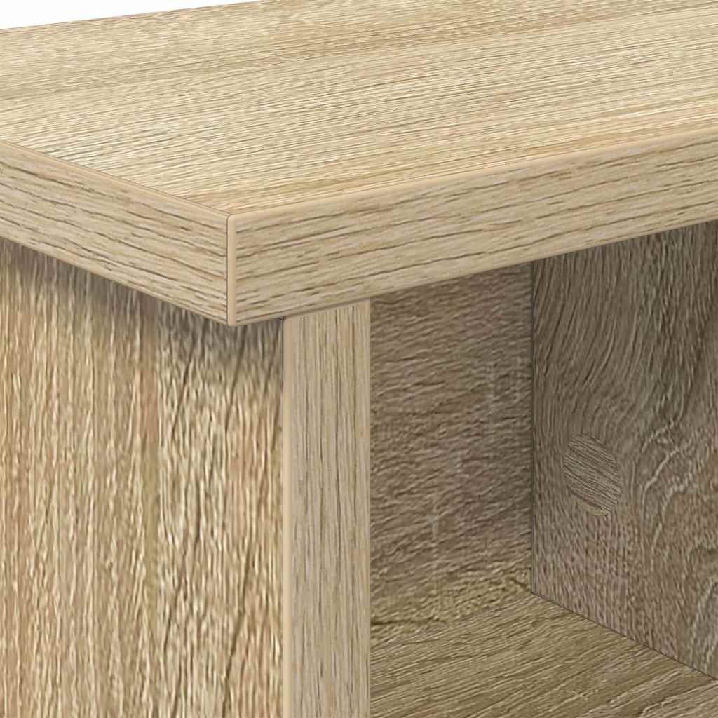 Wall-Mounted Coat Rack with Shelf Sonoma Oak 50 x 16 x 26 cm