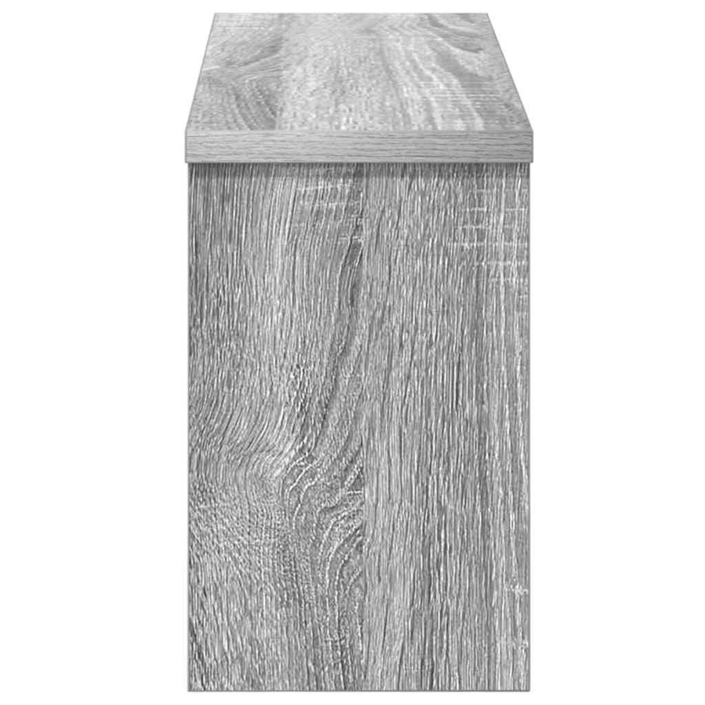Wall-Mounted Coat Rack with Shelf Grey Sonoma 50 x 16 x 26 cm